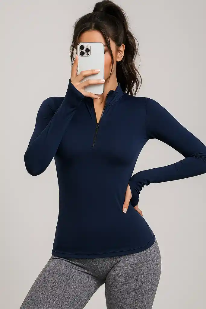 Blusa Deportiva Manga Larga