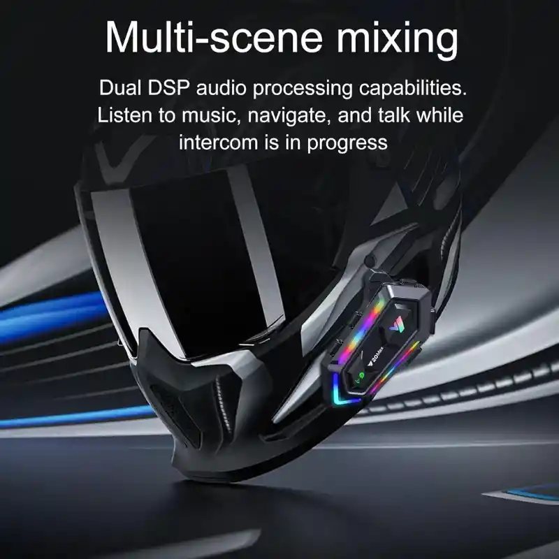 Intercomunicador Bluetooth Y20 Max Casco Moto Auricular