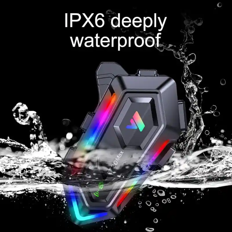 Intercomunicador Bluetooth Y20 Max Casco Moto Auricular