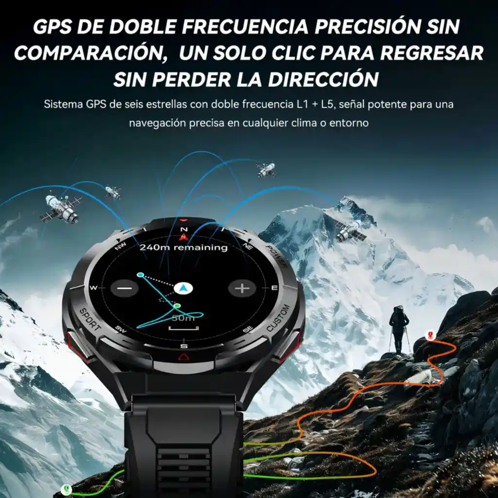 Reloj Smartwatch Cubot Gt1 Gps 1.43in Amoled Llamadas Bt