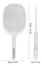 Raqueta Mosquitos Insectos Led Base Color Blanco 110v