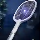 Raqueta Mosquitos Insectos Led Base Color Blanco 110v