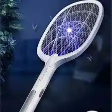 Raqueta Mosquitos Insectos Led Base Color Blanco 110v