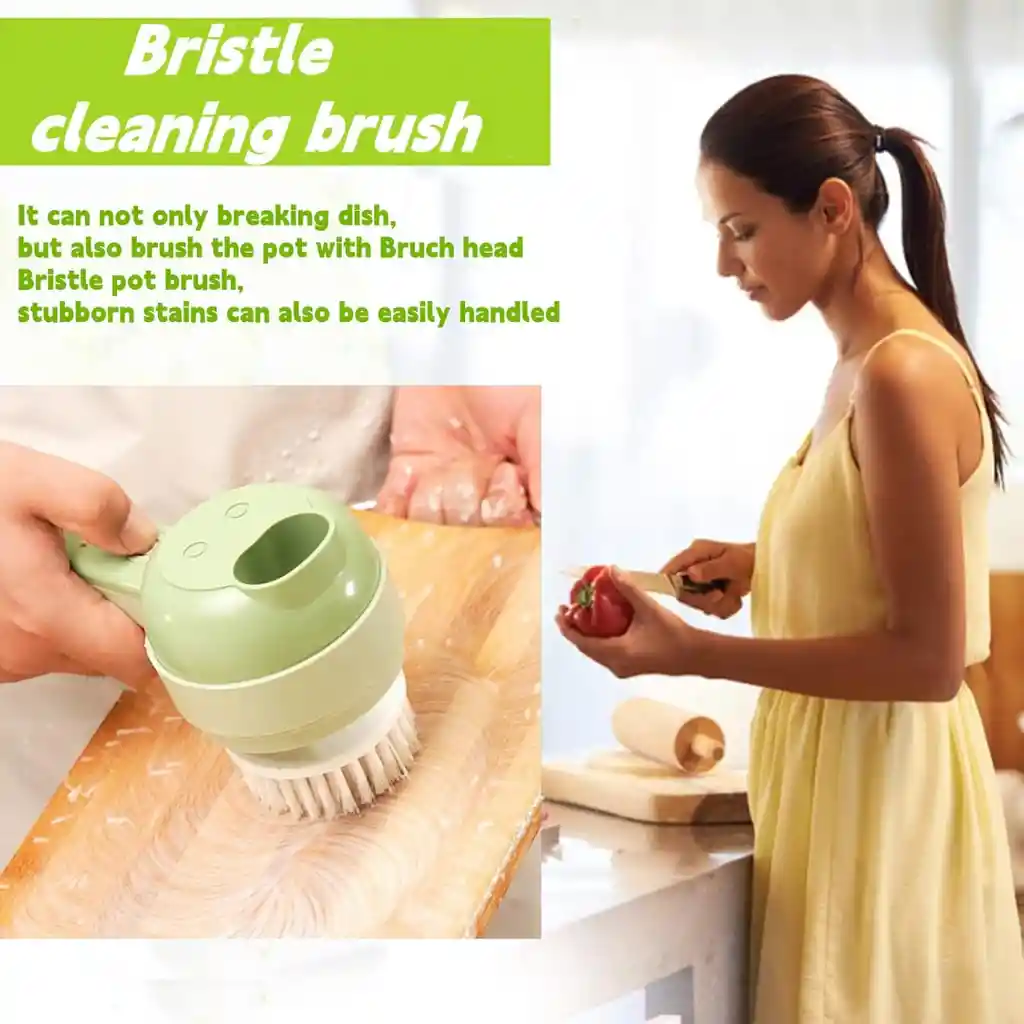 Cortador Eléctrico De Carne Y Verduras 4 En 1 Portátil