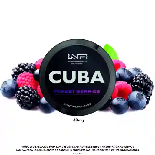 Bolsitas De Nicotina Cuba Forest Berries 30mg