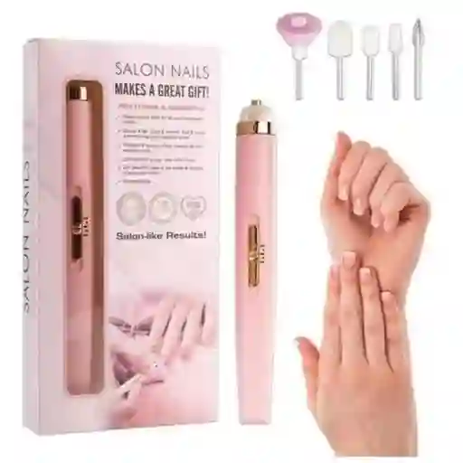 Limpiador De Uñas Eléctrico 5 En 1 Usb Recargable.