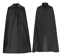 Capa Negra Con Cuello Negro Halloween