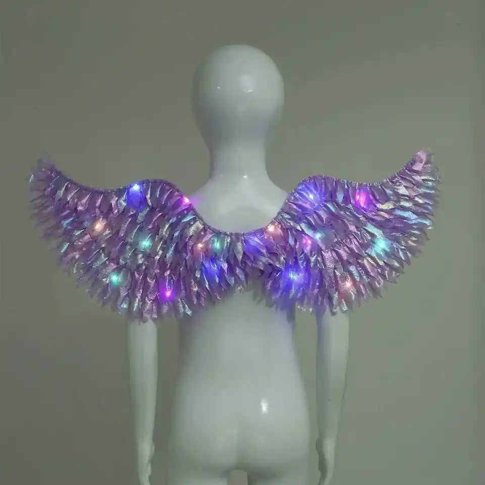 Alas De Ángel Con Luz Led