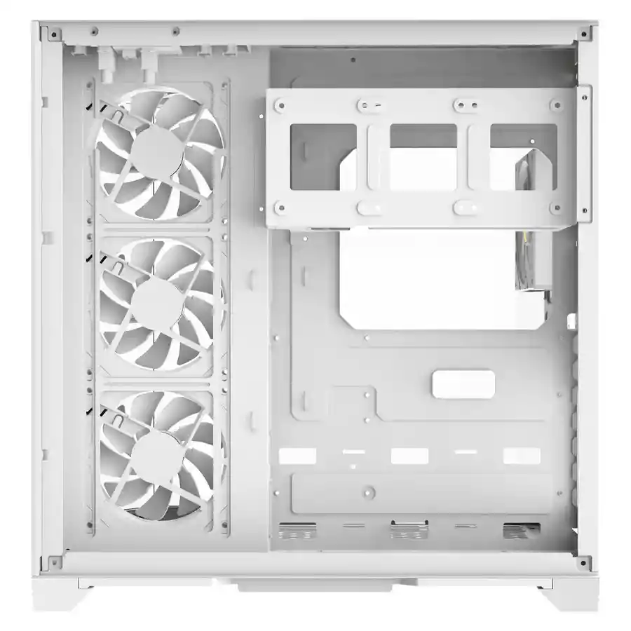 Chasis Iceberg Crystal Edge Blanco X7 Fan Argb Maxi Infinity