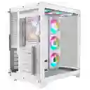 Chasis Iceberg Crystal Edge Blanco X7 Fan Argb Maxi Infinity