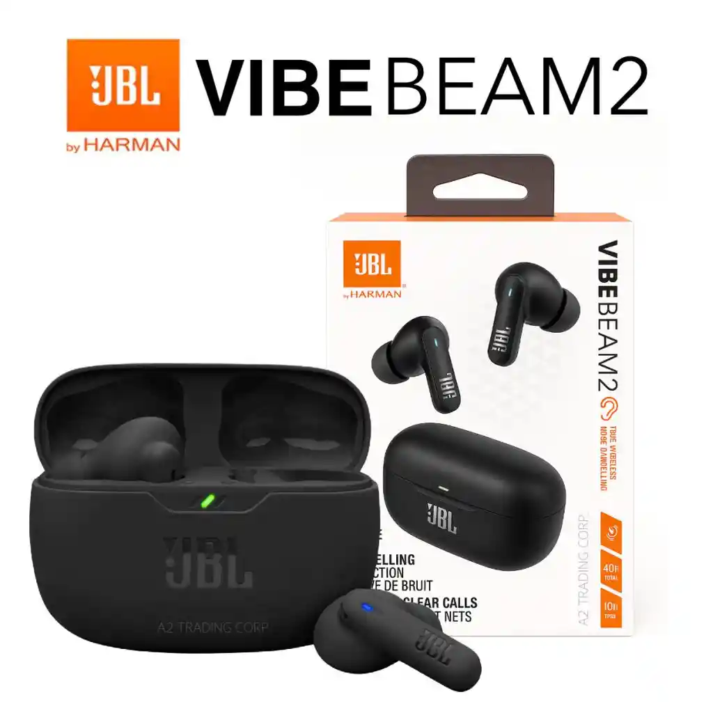 Jbl Vibe Beam 2 – Auriculares Inalámbricos Con Cancelación De Ruido Y Sonido Jbl Pure Bas