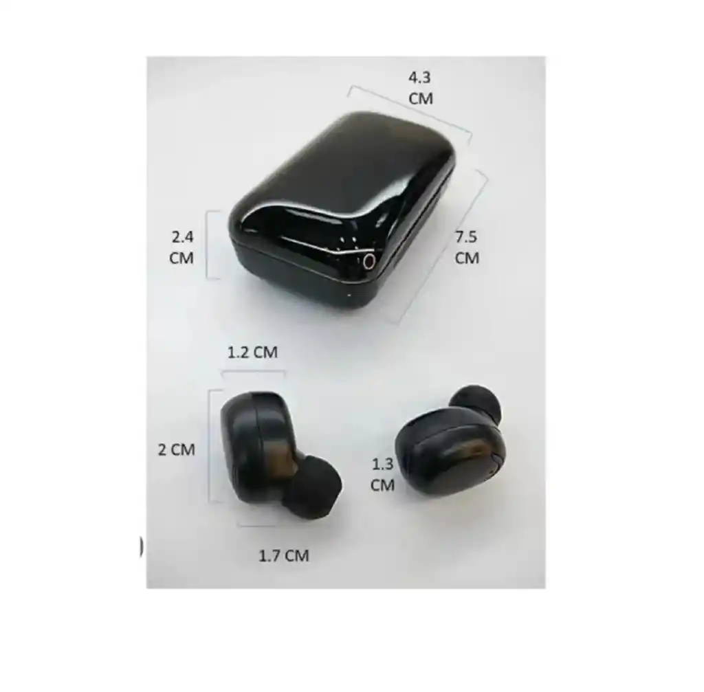 Audífonos In-ear Inalámbricos Bluetooth F9-5 Negro Power Banck