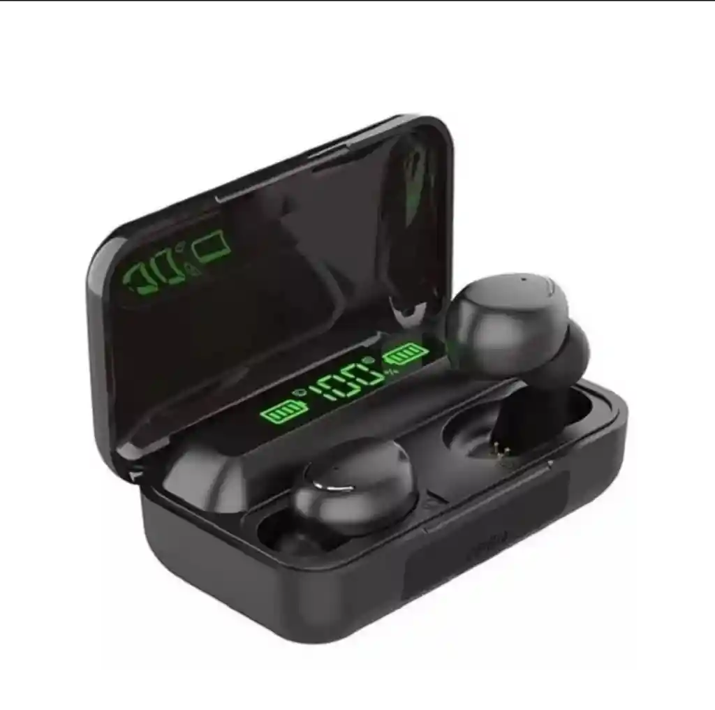 Audífonos In-ear Inalámbricos Bluetooth F9-5 Negro Power Banck