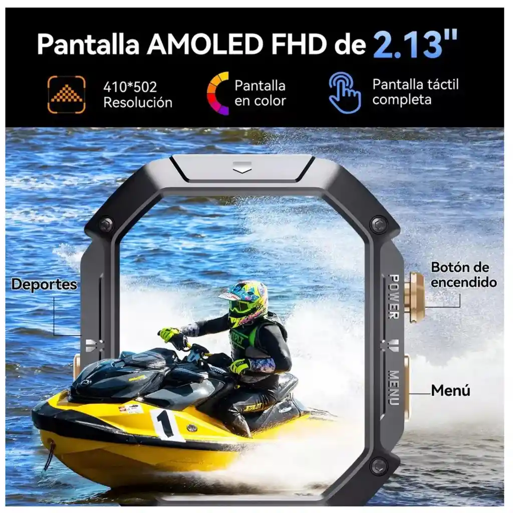 Reloj Inteligente Smartwtach Cubot X1 2.13in Amoled Llamadas Bt