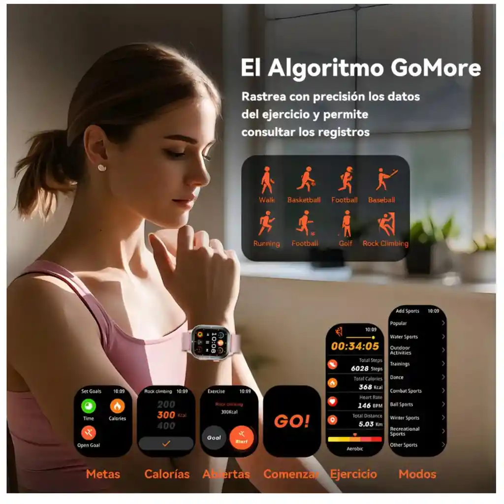 Reloj Inteligente Smartwtach Cubot X1 2.13in Amoled Llamadas Bt