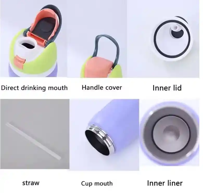 Termo 32 Onzas Rosa Acero Innoxidable Viajes Y Deporte Owala