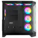 Chasis Iceberg Crystal Edge Negro X7 Fan Argb Maxi Infinity