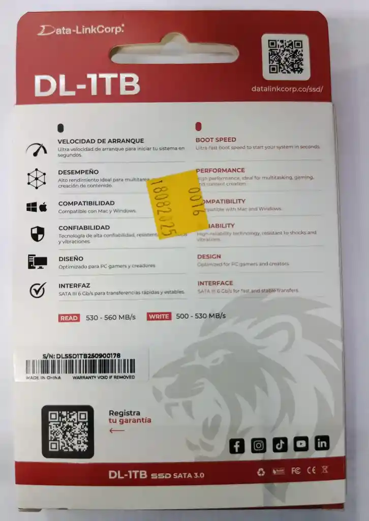 Sólido 1tb Datalink