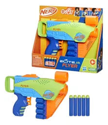 Lanzador De Nerf Elite Jr Flyer Easy-play De Hasbro Multicolor