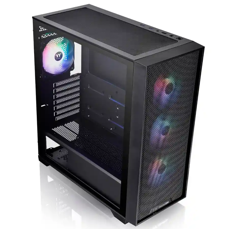 Caja E-atx Thermaltake H390 Tg Atgb Black (750w 80 Plus Bronze)