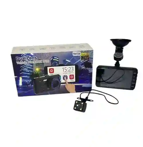 Camara Doble De Vigilancia Y Seguridad Para Vehiculo Full Hd