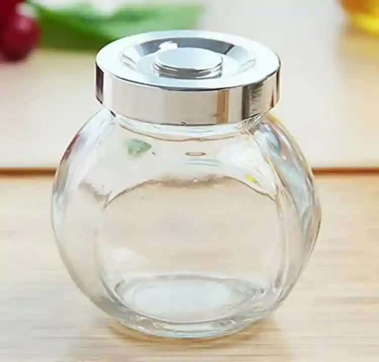 Frasco En Vidrio Con Tapa Plástica 50 Ml