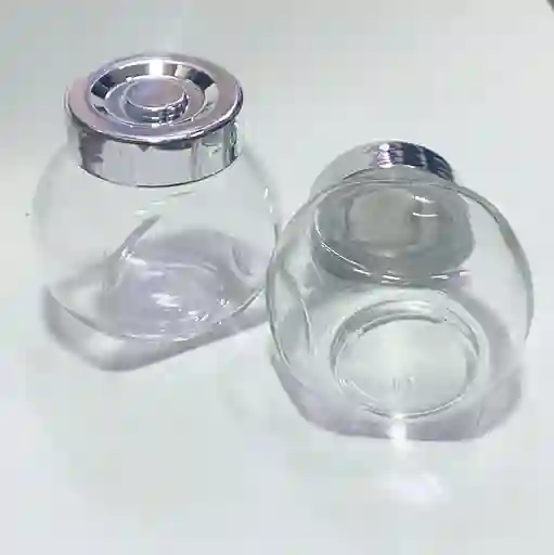 Frasco En Vidrio Con Tapa Plástica 50 Ml