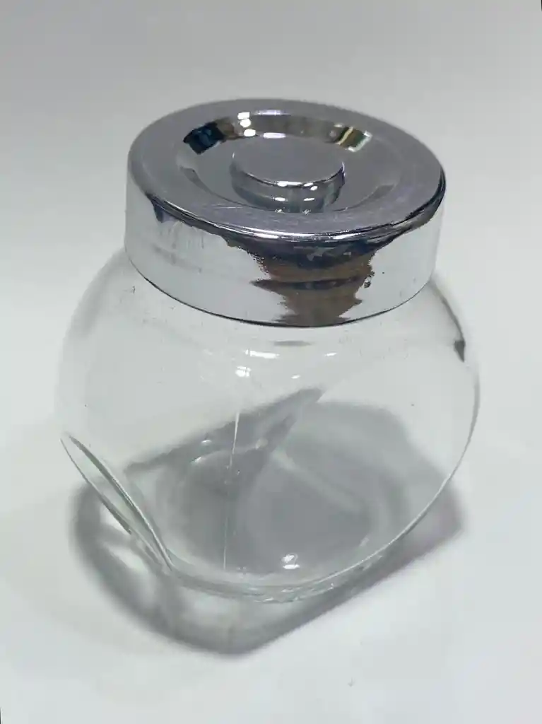 Frasco En Vidrio Con Tapa Plástica 50 Ml