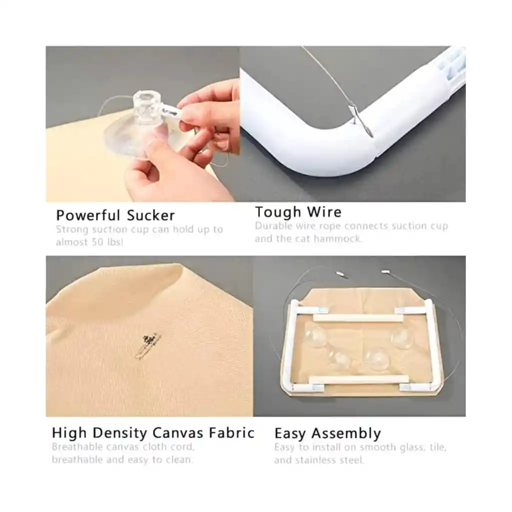 Cama/hamaca Colgante De Ventana Para Gatos Npf-1808