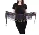 Falda Arabe De Lentejuelas Negro