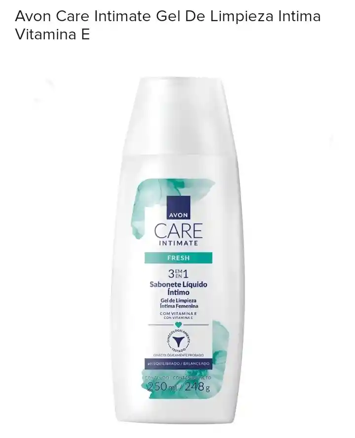 Avon - Gel De Limpieza Intima - Con Vitamina E