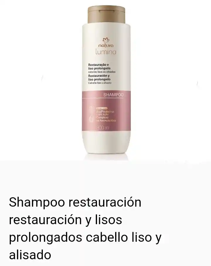 Natura - Shampoo Restauración Y Liso Prolongado