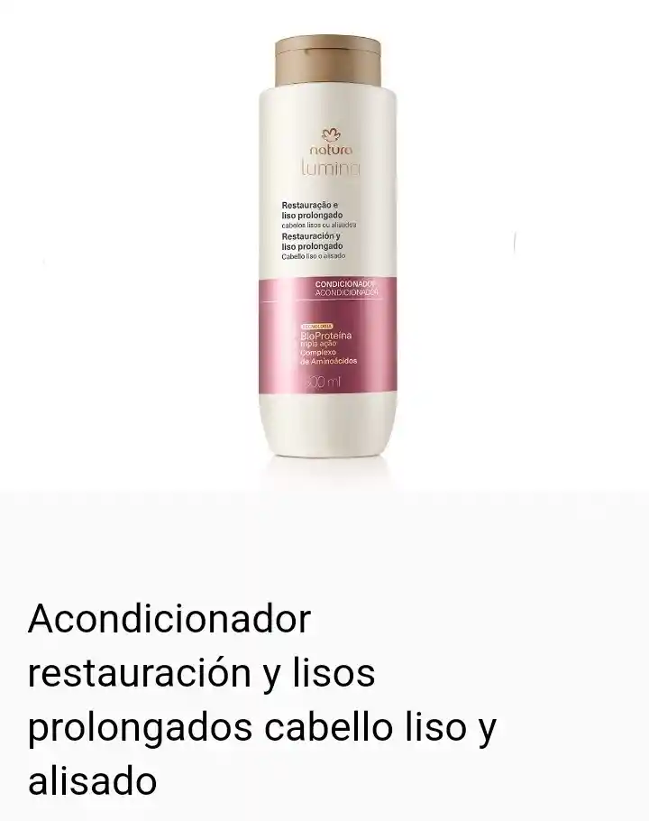 Natura - Acondicionador Restauración Y Liso Prolongado