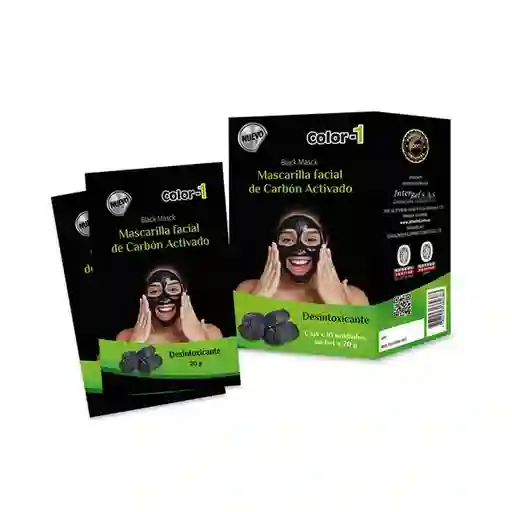Color 1 Mascarilla Carbon