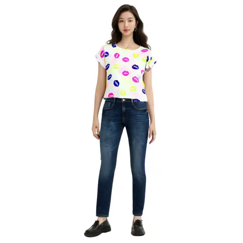 Blusa Multimotivo Mujer Casual