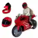 Muñeca Defa Lucy Con Motocicleta Y Accesorios