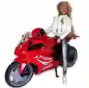 Muñeca Defa Lucy Con Motocicleta Y Accesorios