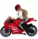 Muñeca Defa Lucy Con Motocicleta Y Accesorios