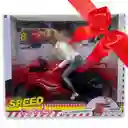 Muñeca Defa Lucy Con Motocicleta Y Accesorios