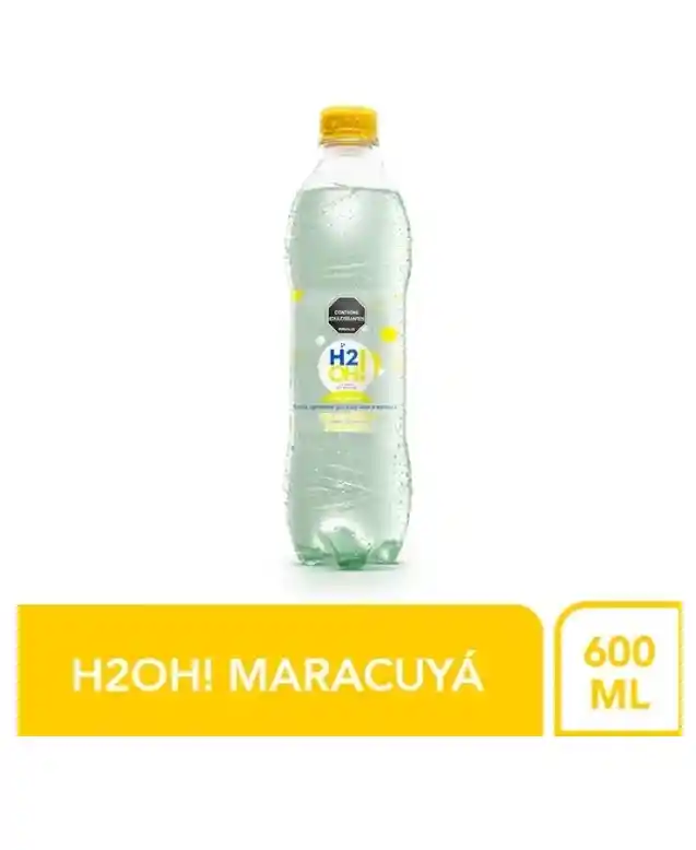 H2o Agua Maracuyá 600 Ml