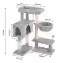 Gimnasio Rascador Para Gatos Felpa 4 Niveles