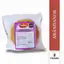 Galletas De Arroz Con Arandanos X2unds