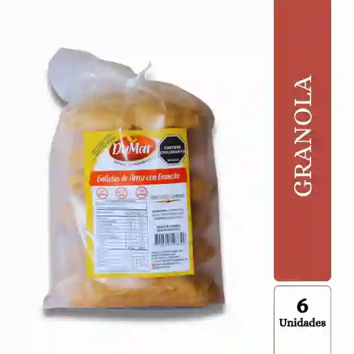 Galletas De Arroz Con Granola Casera X6unds
