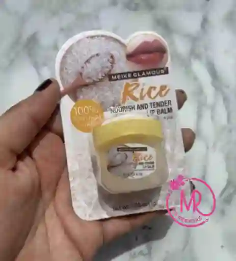 Bálsamo A Base De Arroz Para Labios
