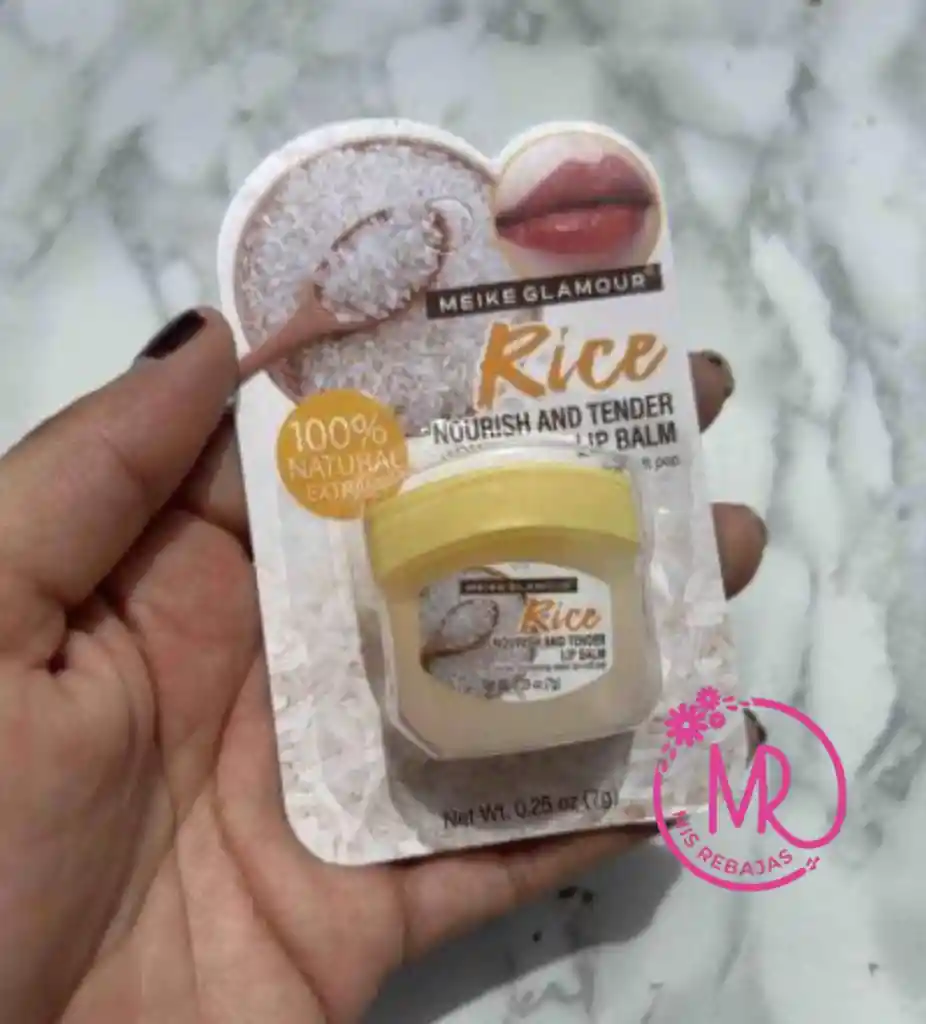 Bálsamo A Base De Arroz Para Labios