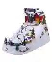 Decoración Adorno Navidad Pista De Esqui Animada