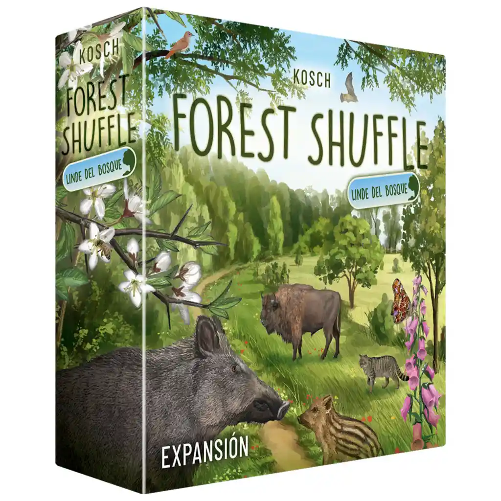 Forest Shuffle Expansión Linde Del Bosque Juego De Mesa Esp