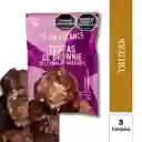 Trufas De Brownie Melcochudo Rellenas De Arequipe Cubiertas En Chocolate Oscuro