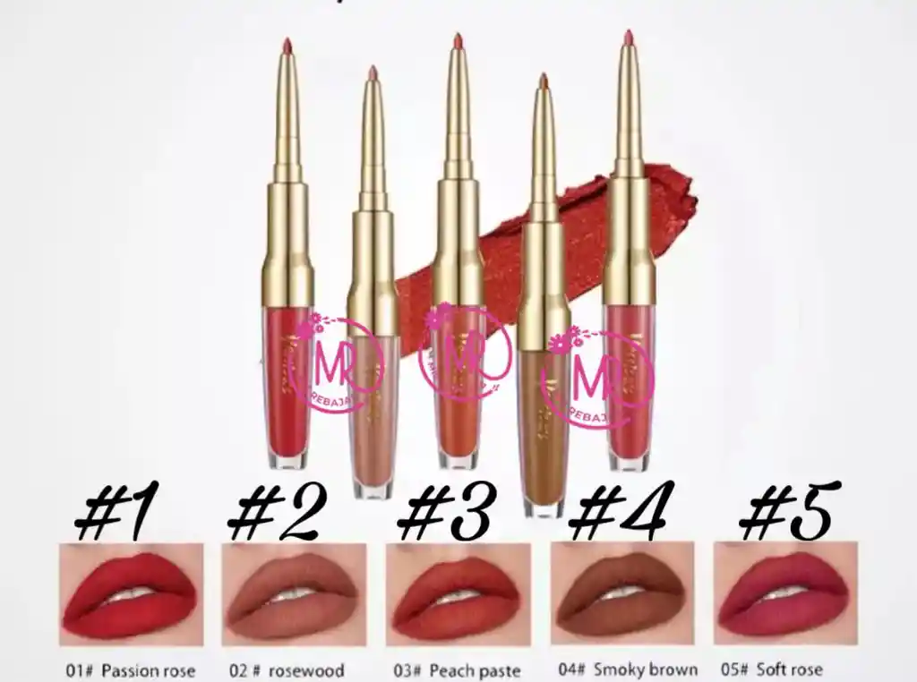 Labial 2 En 1 En El Tono #5