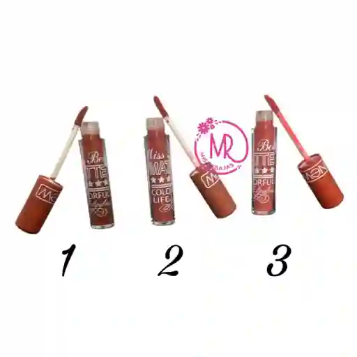 Labial Líquído Mate Colorful En El Tono #3